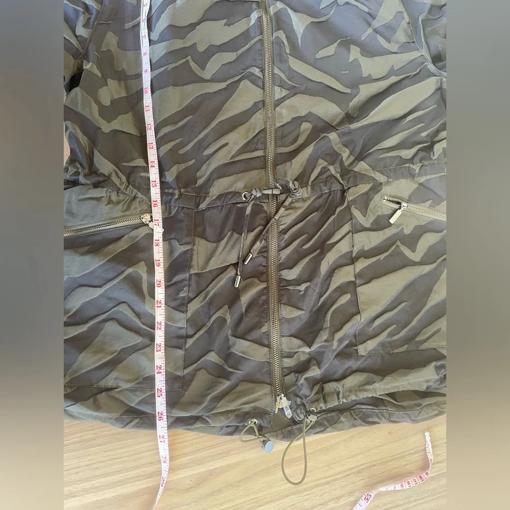 Chico's Black and Gray Utility Jacket